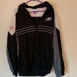NFL Sports Illustrated Eagles Windbreaker L